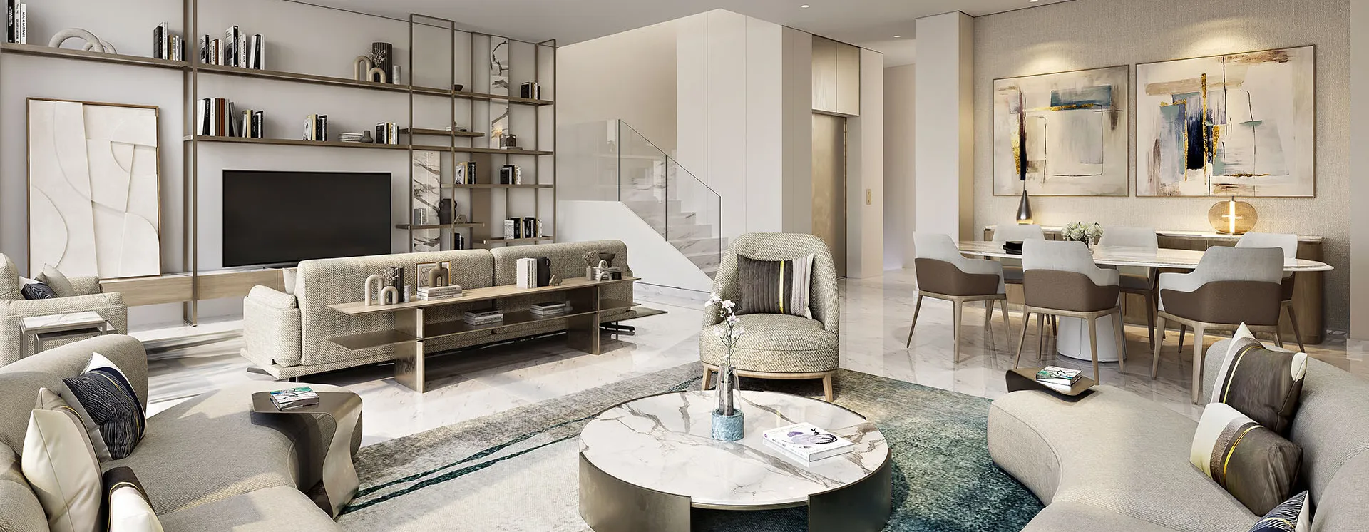 Takaya — интерьер гостиной, фото 10