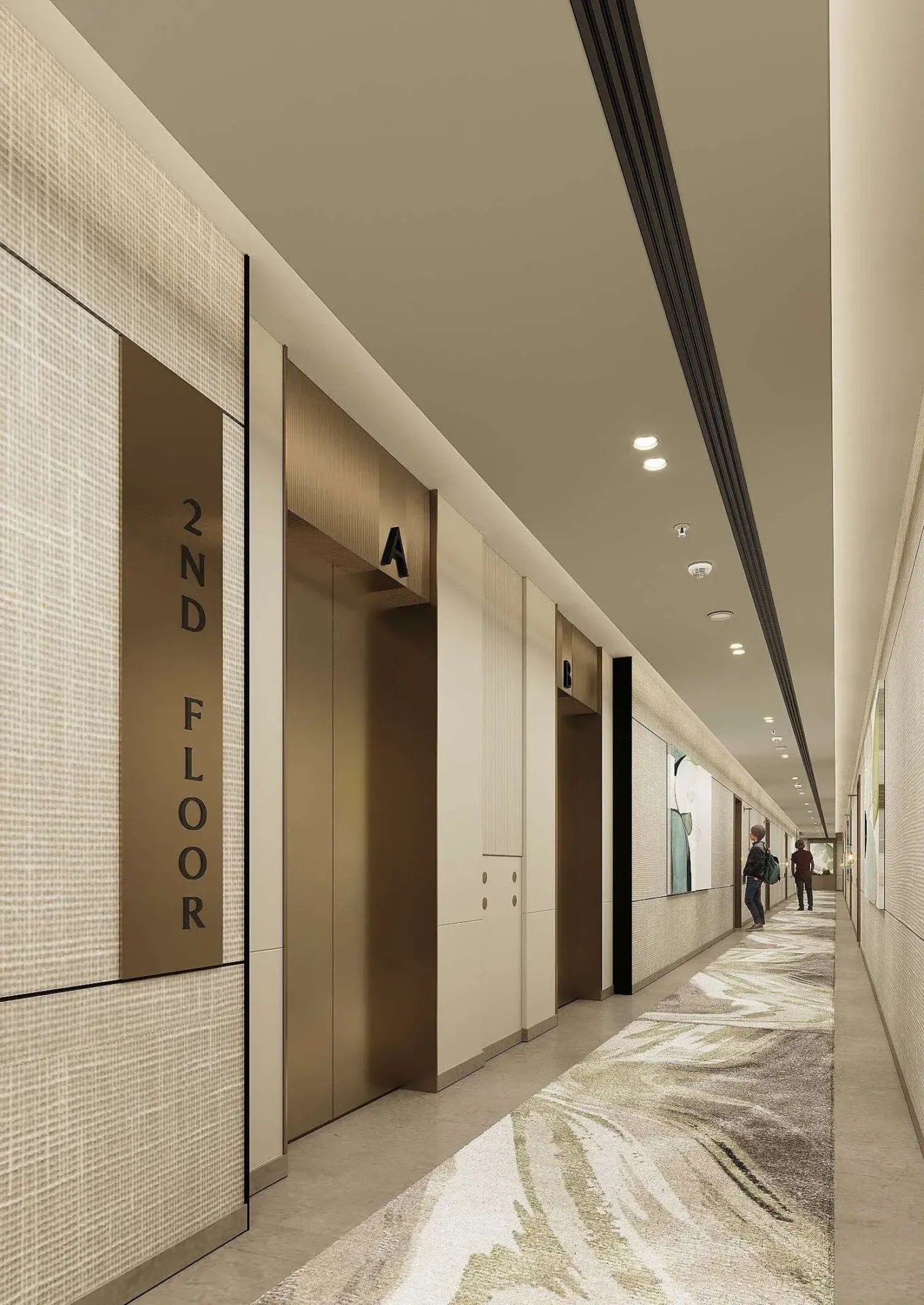 Millenium Talia Residences — лифтовой холл