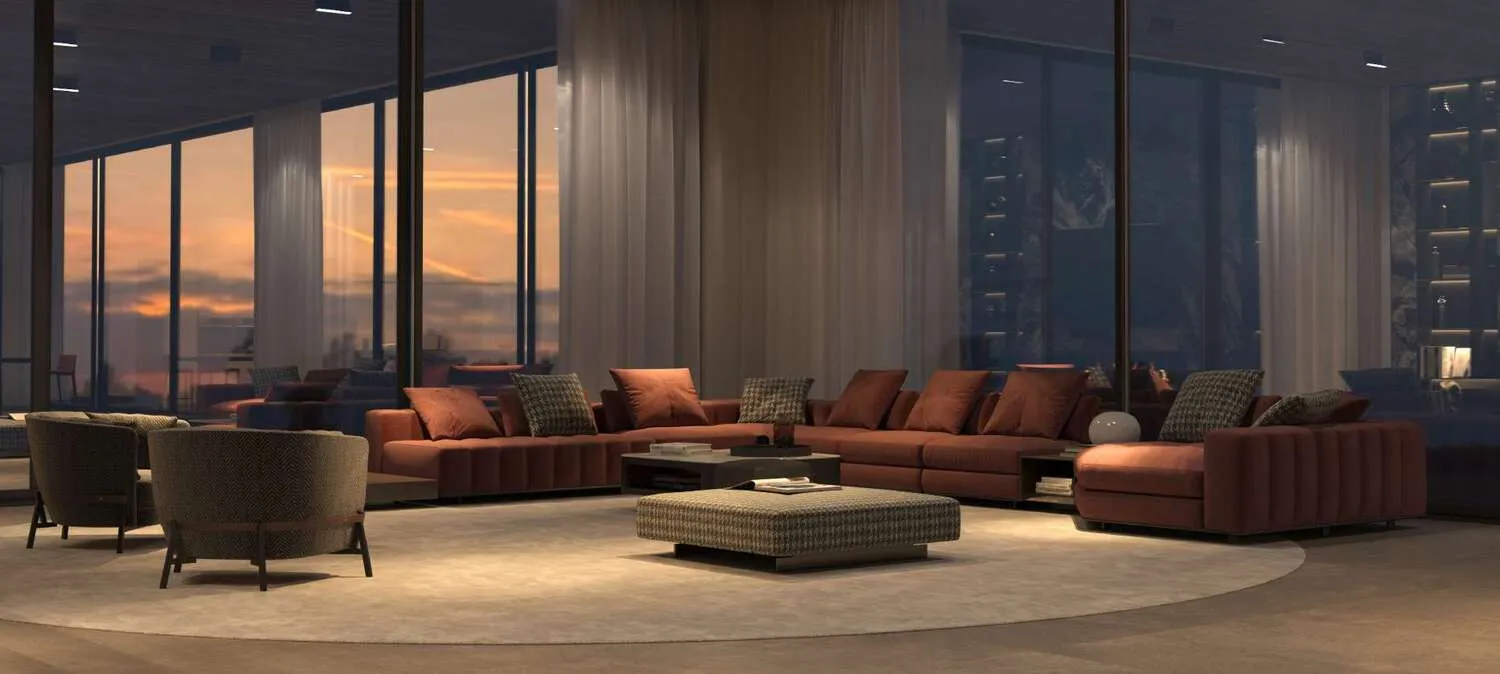 Millenium Talia Residences — интерьер гостиной