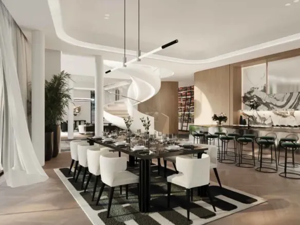 Taraf Karl Lagerfeld Villas — обеденная зона
