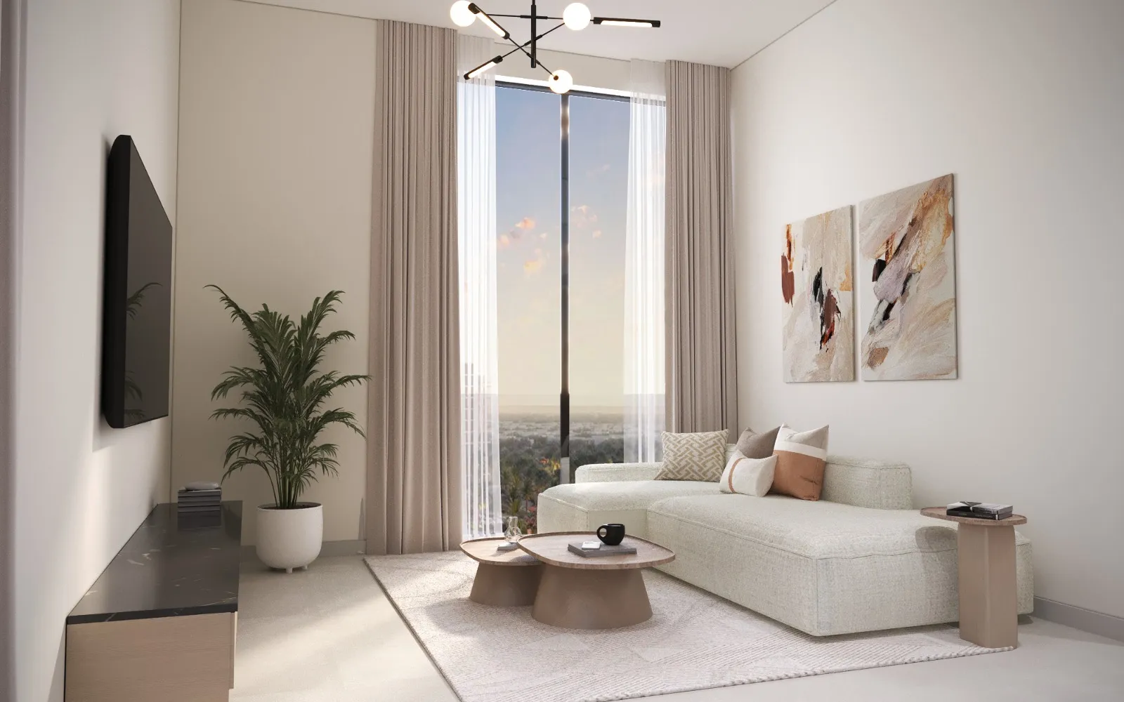 Tavora Residences — интерьер гостиной