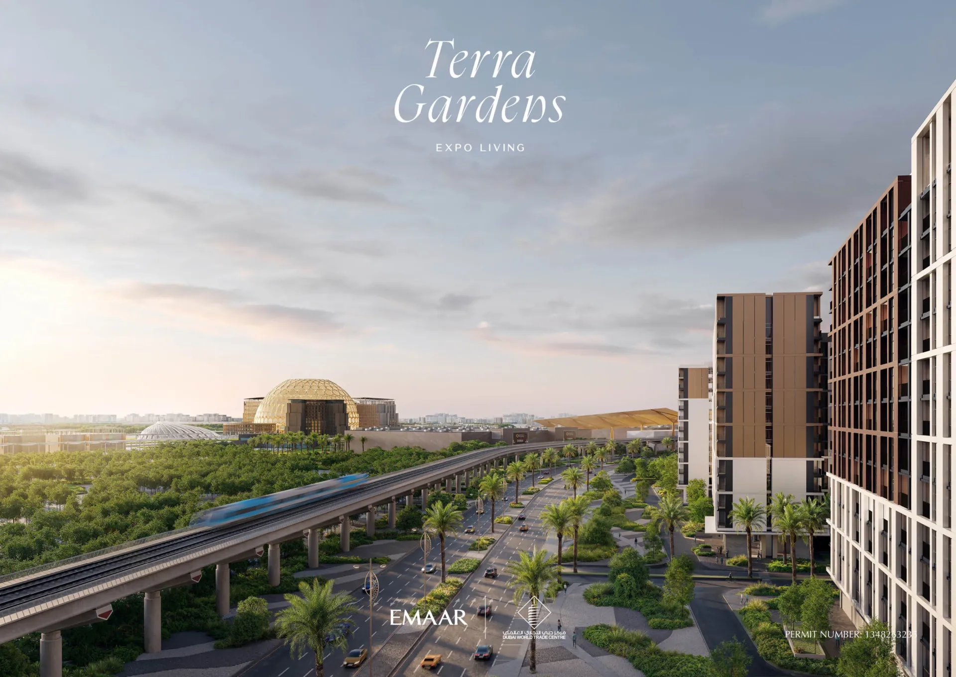 Terra Gardens — вид на комплекс