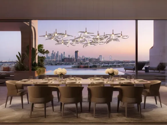 The Alba Residences by Omniyat — обеденная зона