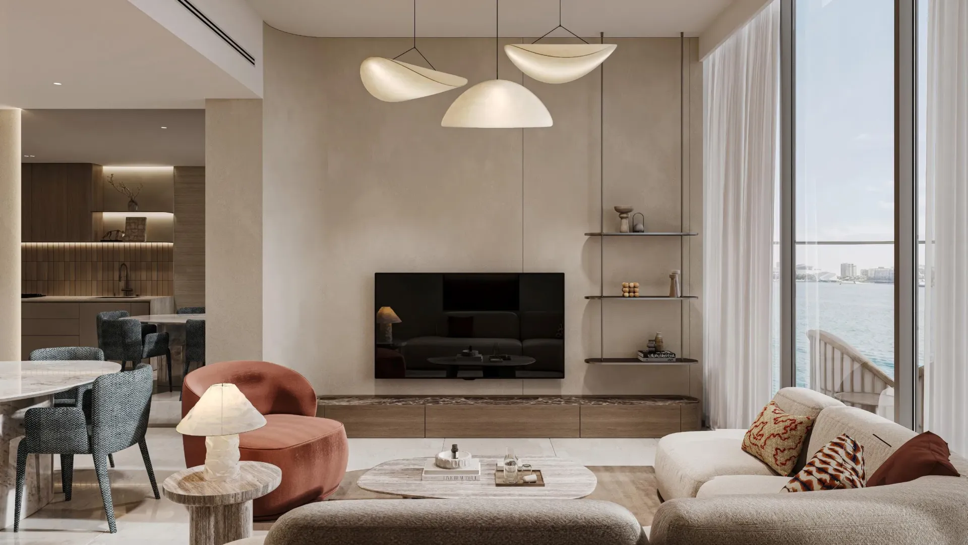 The Artery Residences — интерьер гостиной