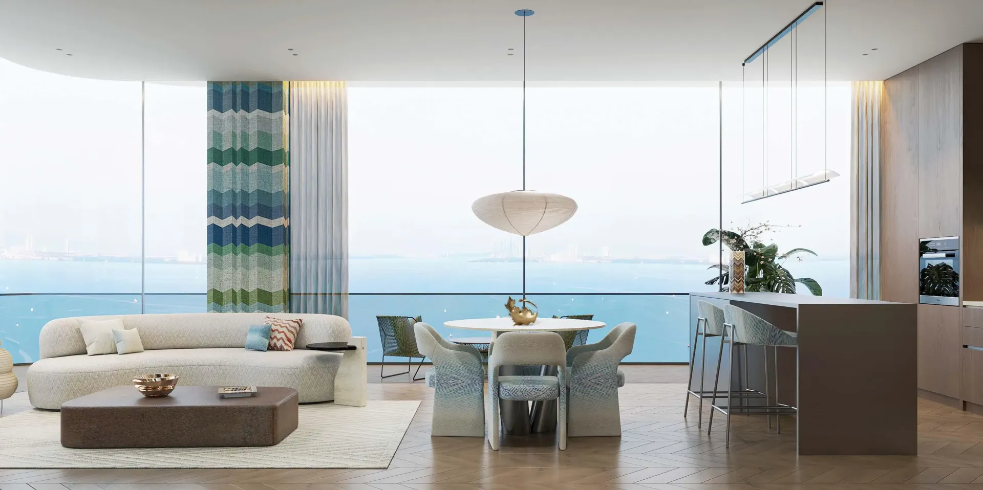 The Bay Interiors by Missoni — интерьер гостиной