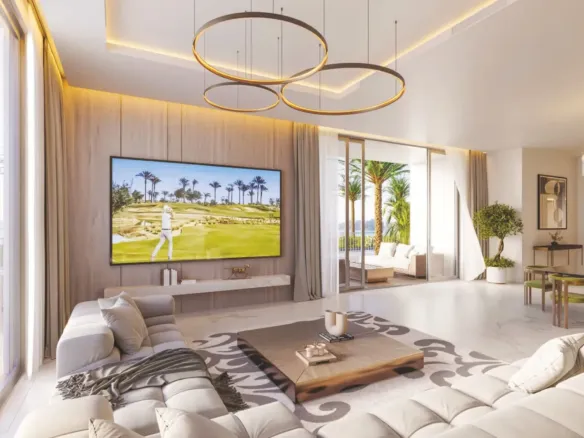 The Bay Residence — интерьер гостиной