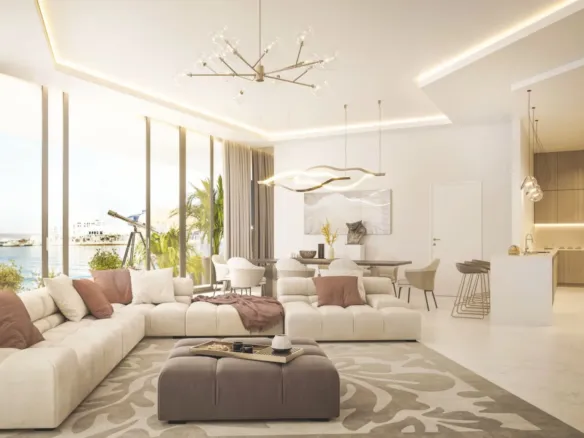The Bay Residence — интерьер гостиной, фото 8