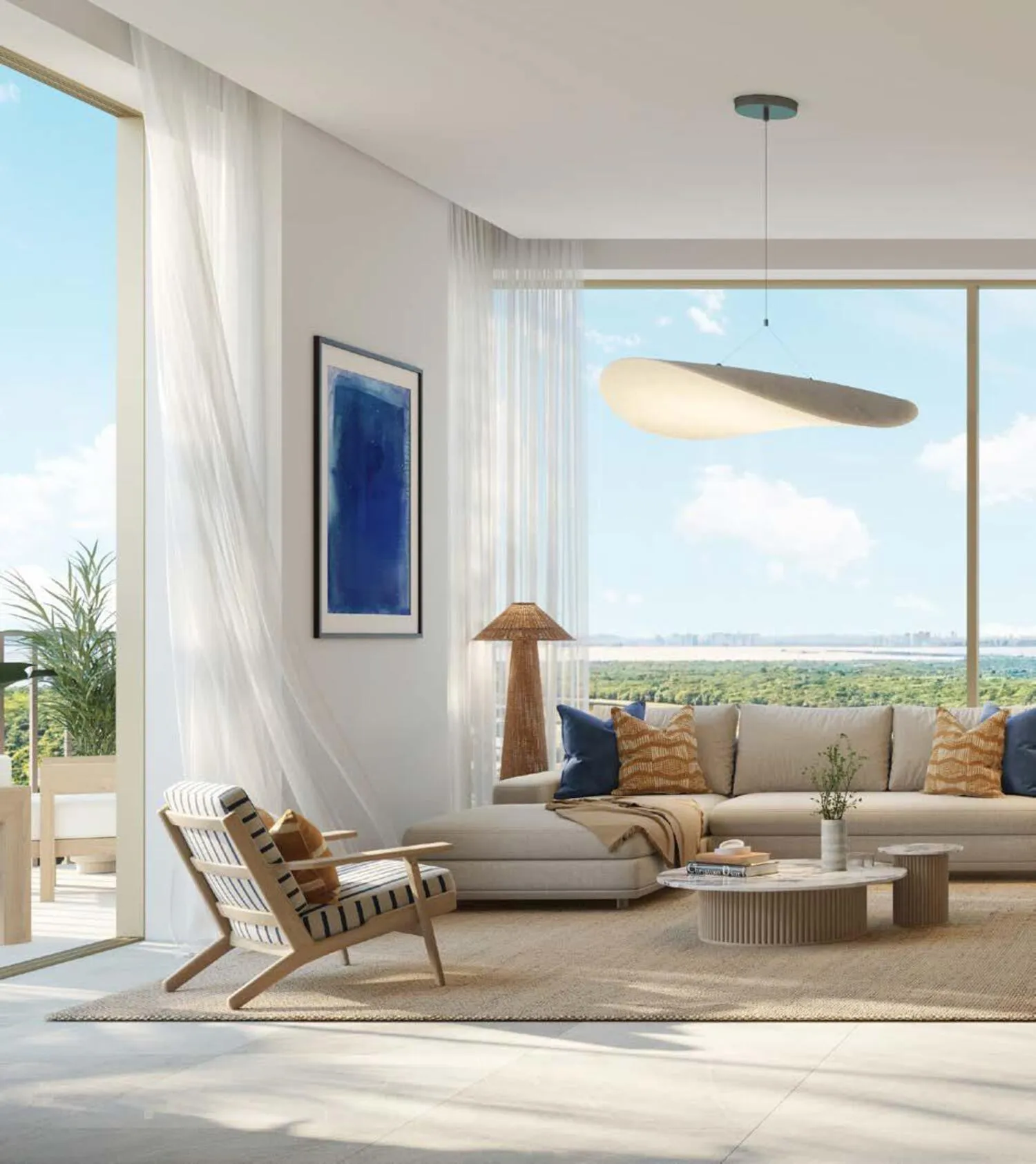 The Beach House Fahid — интерьер гостиной