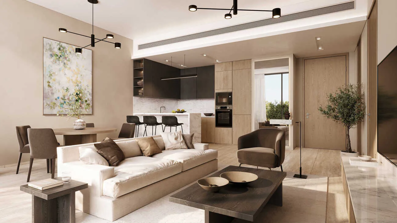 The Berkeley Residences — интерьер гостиной
