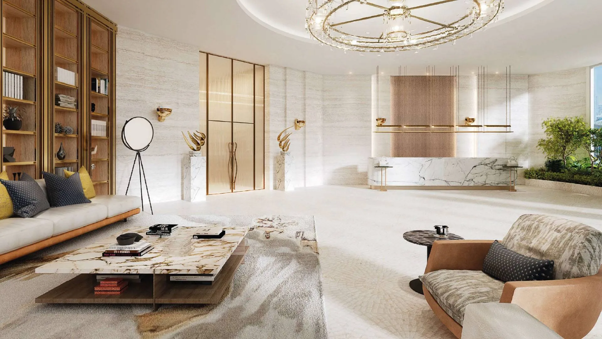 The Biltmore Residences Sufouh — лобби