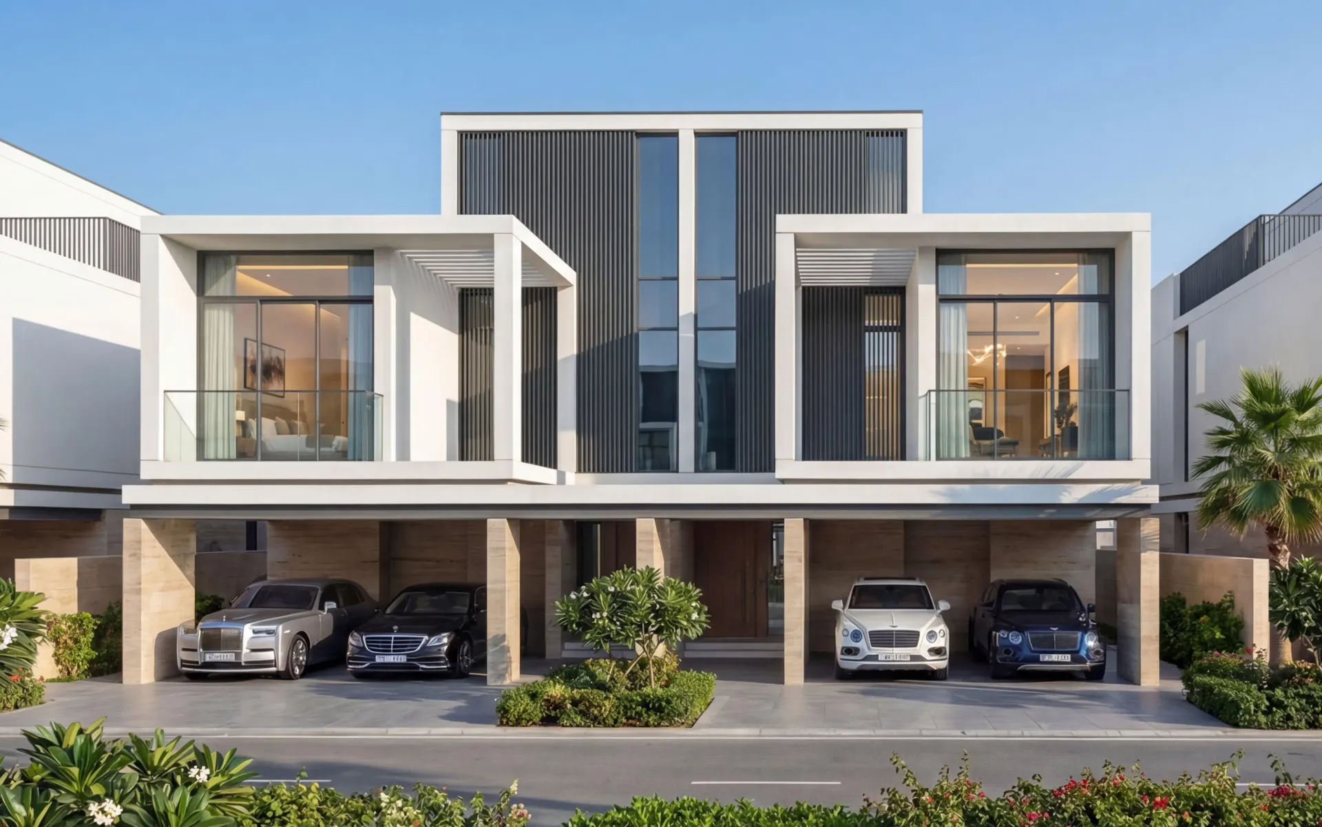 The Brooks at Sobha Sanctuary — фасад виллы