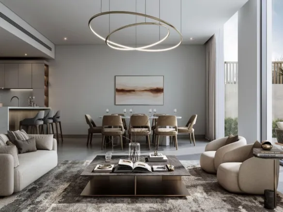The Brooks at Sobha Sanctuary — интерьер гостиной