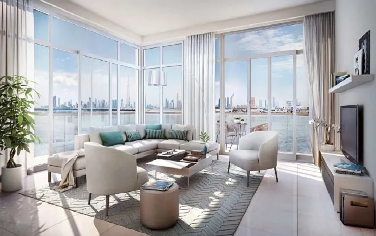 The Cove II — интерьер гостиной