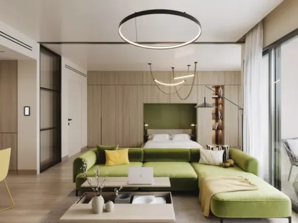 The Cube Residences — интерьер гостиной
