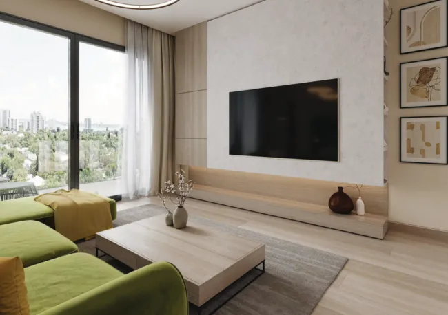 The Cube Residences — интерьер гостиной, фото 9