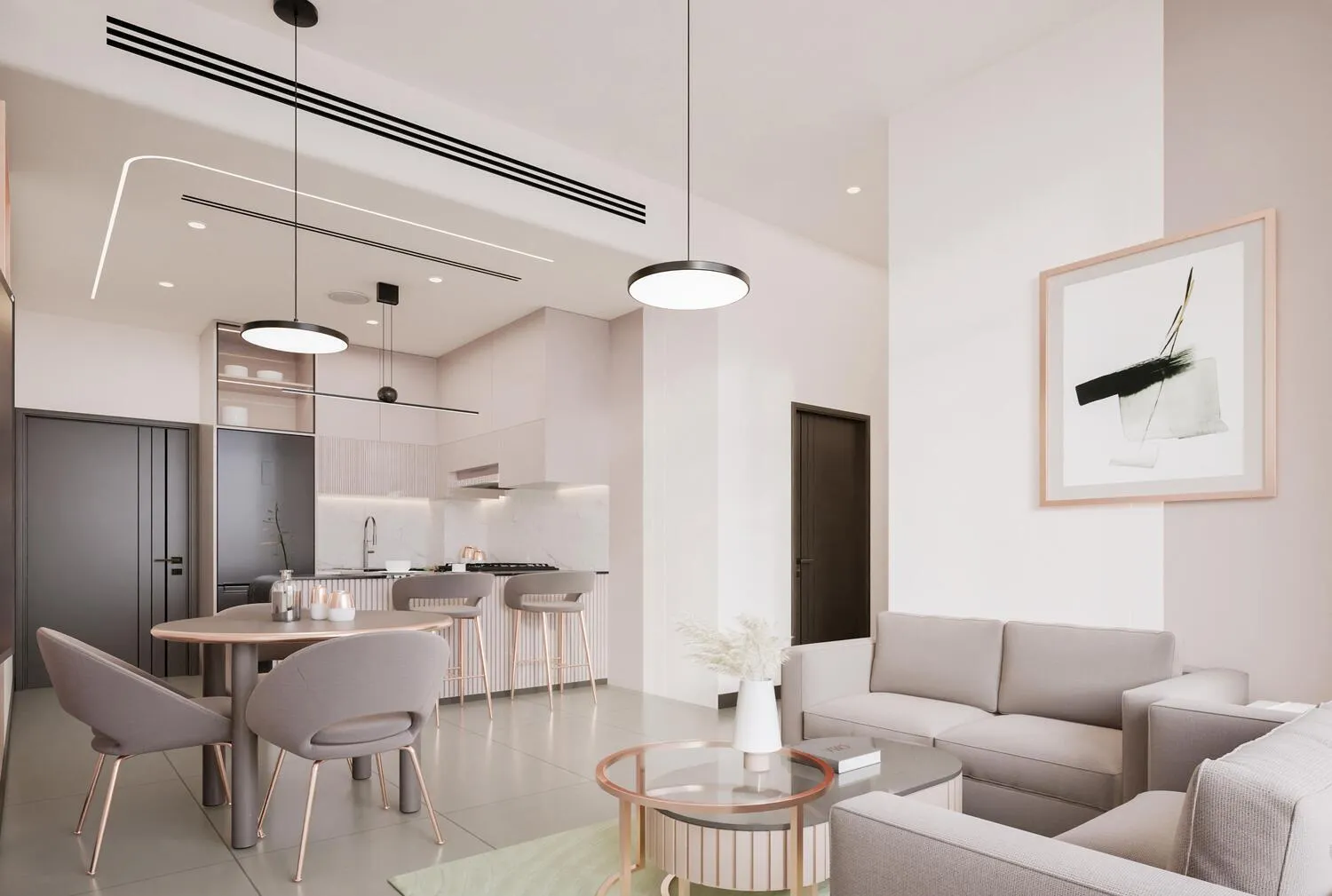The Eighty Three — интерьер гостиной