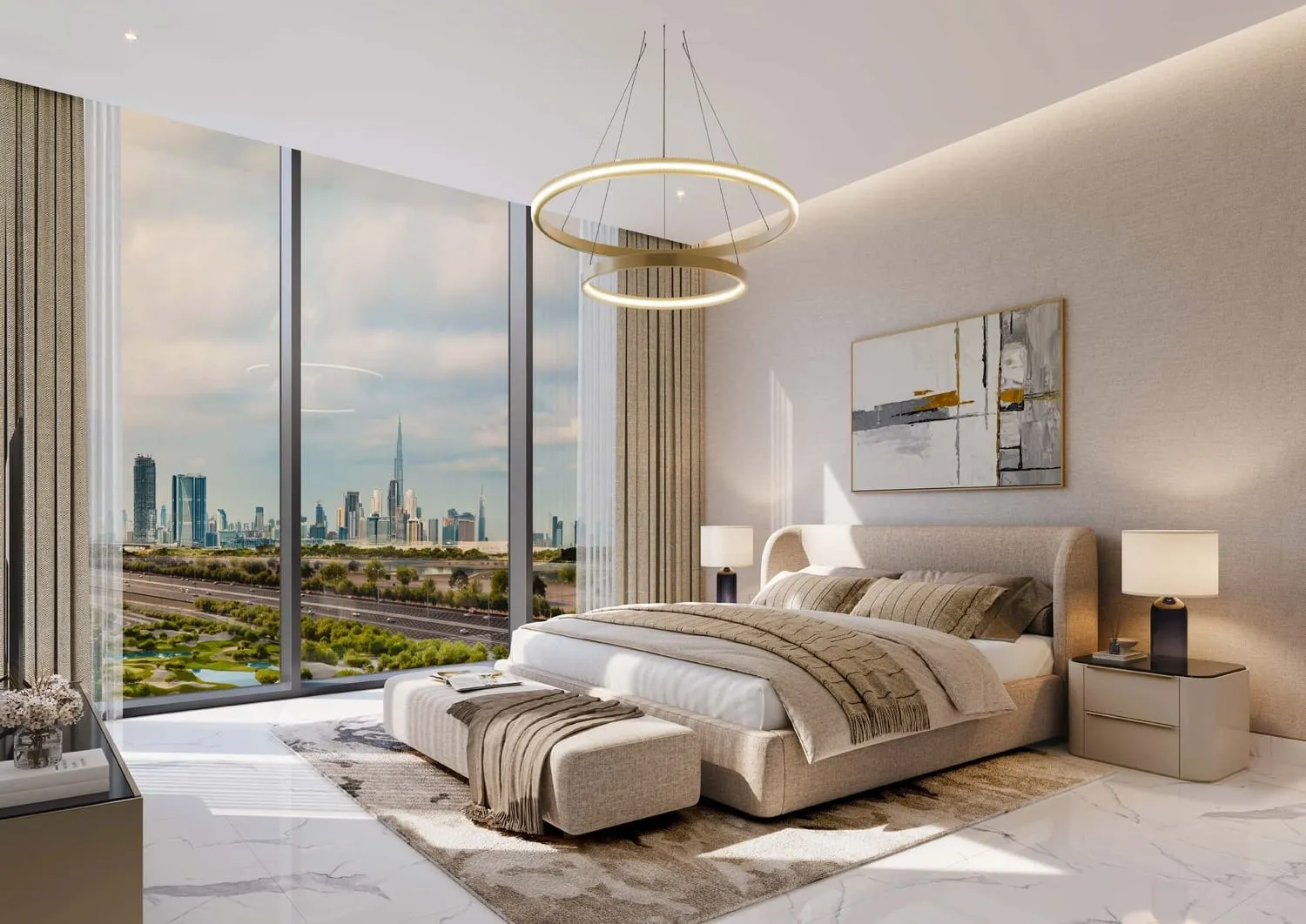 The Element at Sobha One — спальня