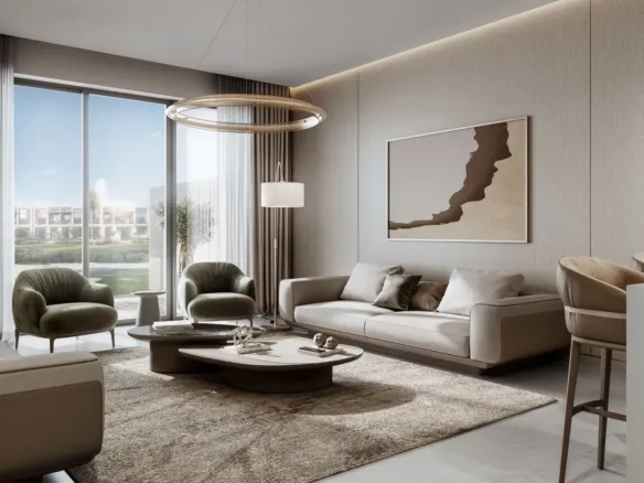 The Greens at Sobha Sanctuary — интерьер гостиной