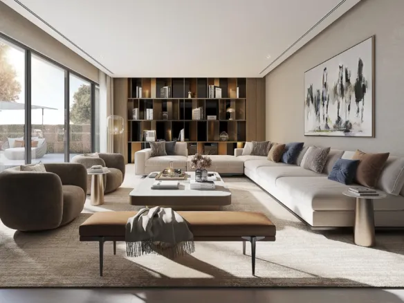 The Grove at Sobha Sanctuary — интерьер гостиной