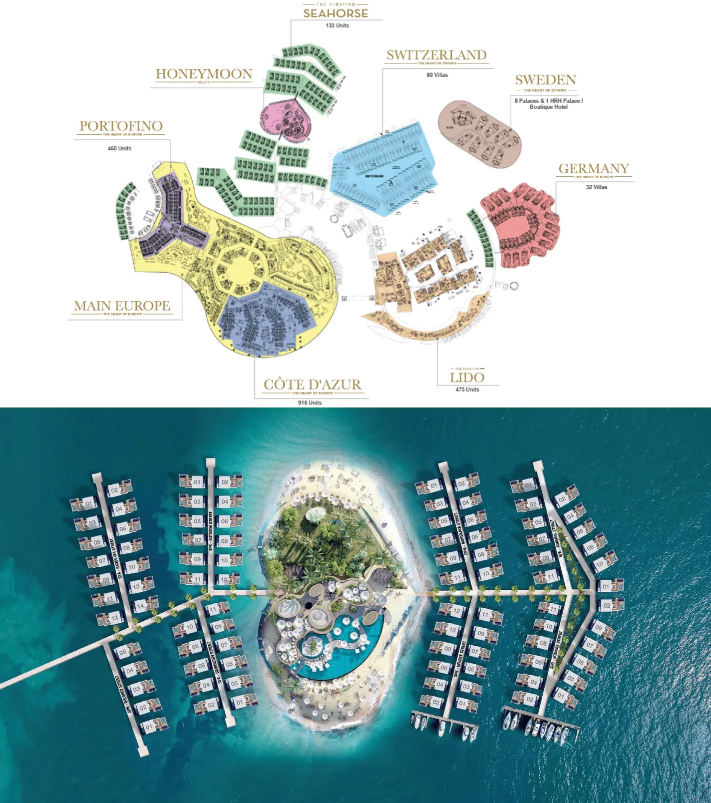 The Heart of Europe - Honeymoon Island and The Floating Seahorse в районе Мир островов — фото 19