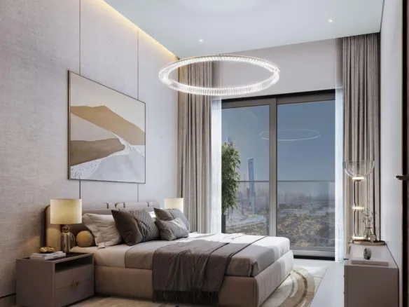 The Horizon at Sobha Central — спальня