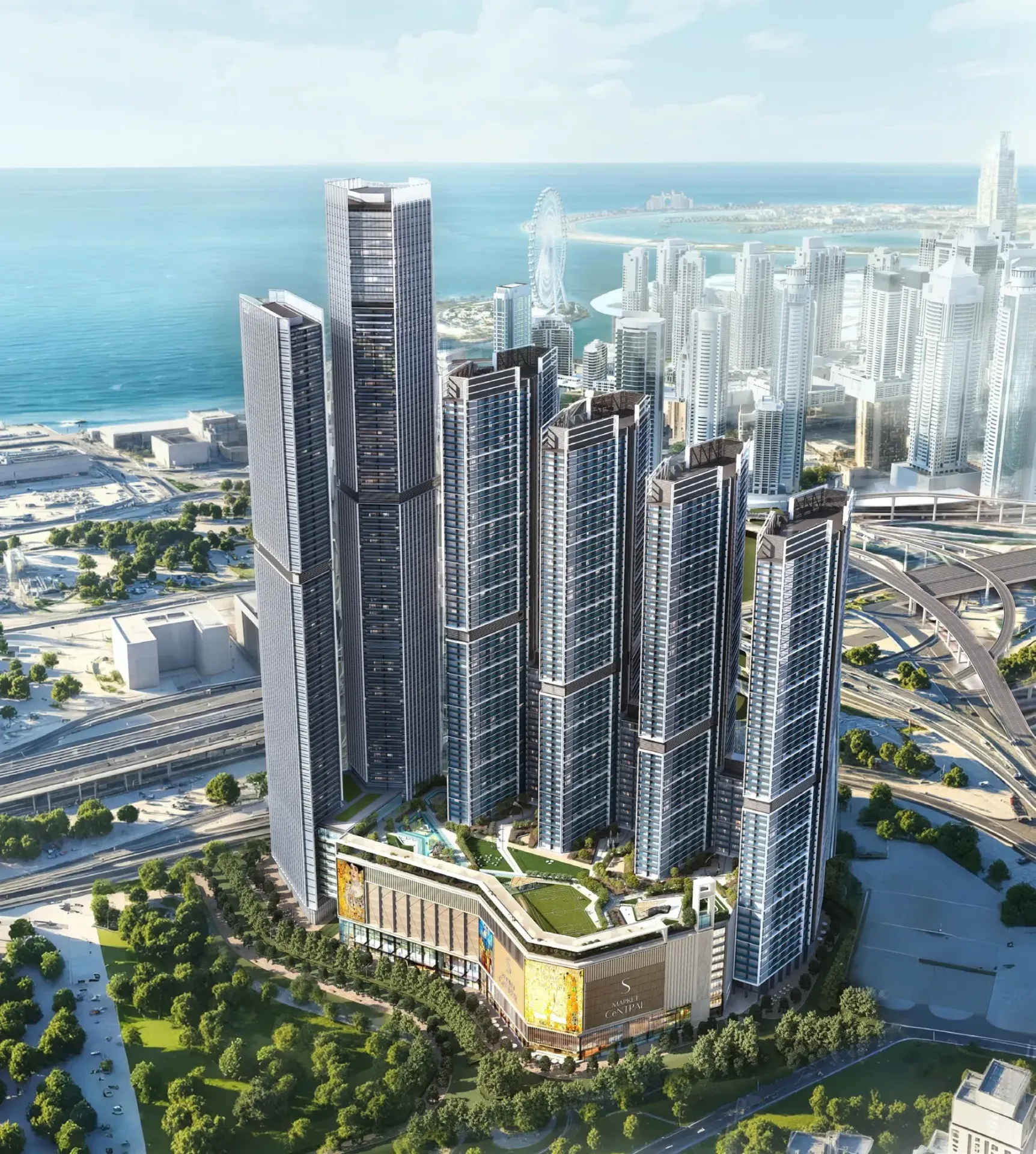The Mirage at Sobha Central — вид на комплекс