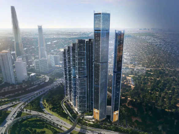 The Mirage at Sobha Central — вид на комплекс, фото 4