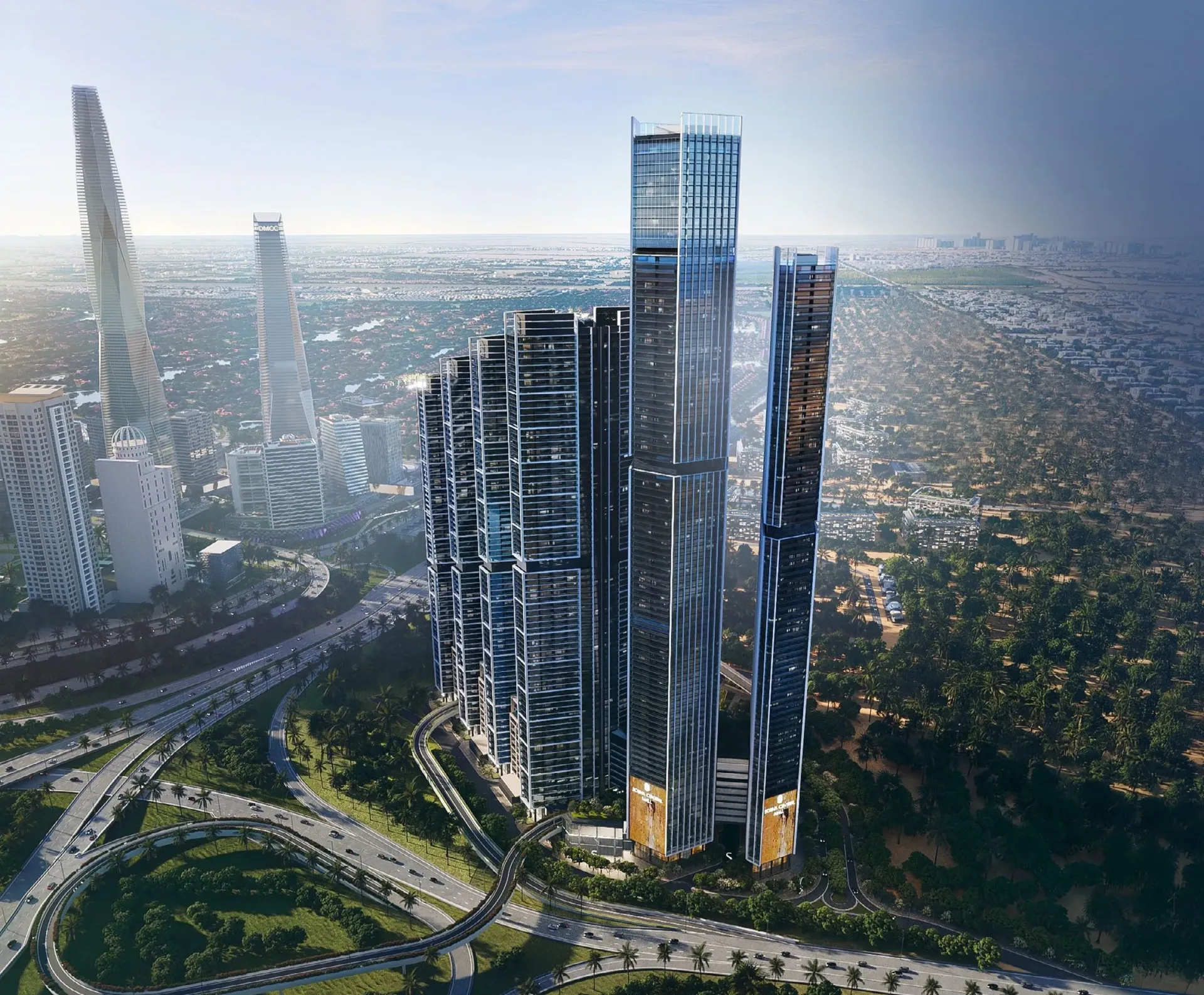 The Mirage at Sobha Central — вид на комплекс, фото 4