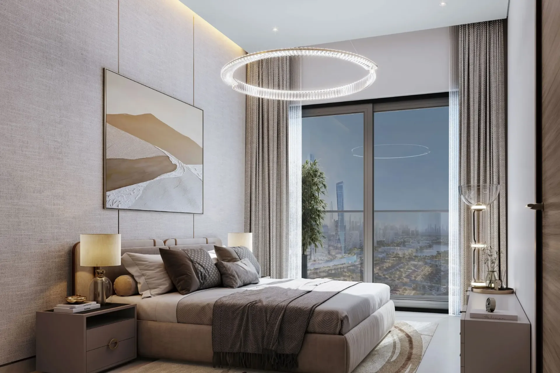 The Mirage at Sobha Central — спальня