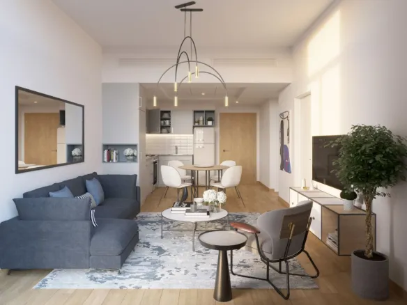 The Nook — интерьер гостиной