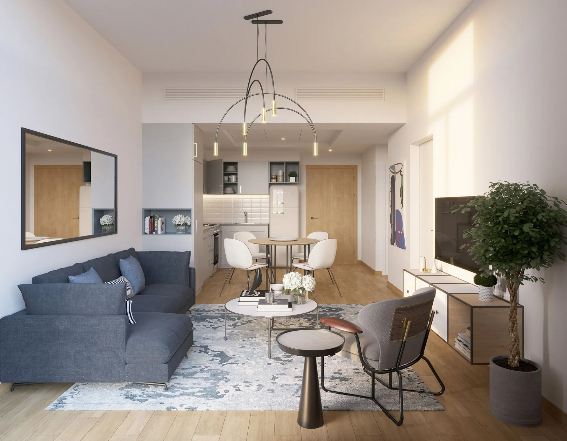 The Nook — интерьер гостиной