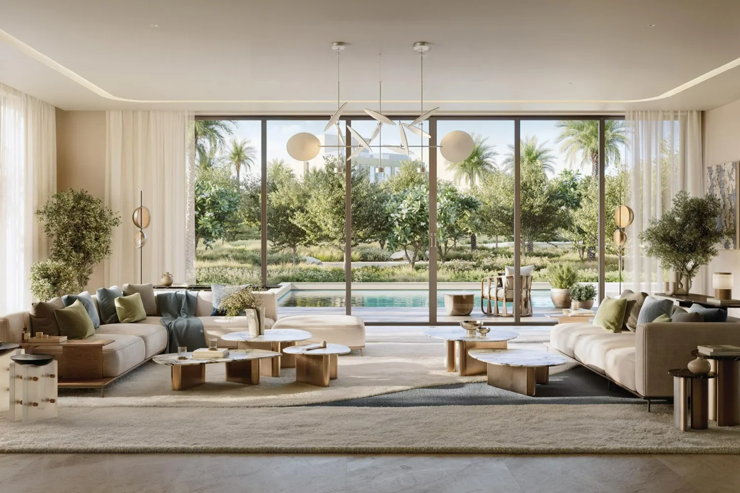 The Oasis Address — интерьер гостиной, фото 8