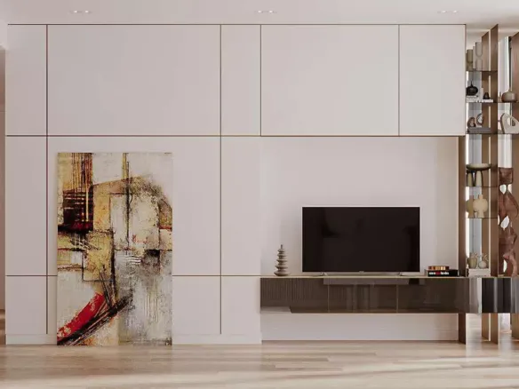 The Orchard Place Tower C — интерьер гостиной