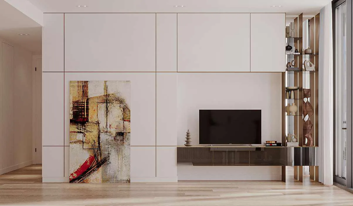 The Orchard Place Tower C — интерьер гостиной