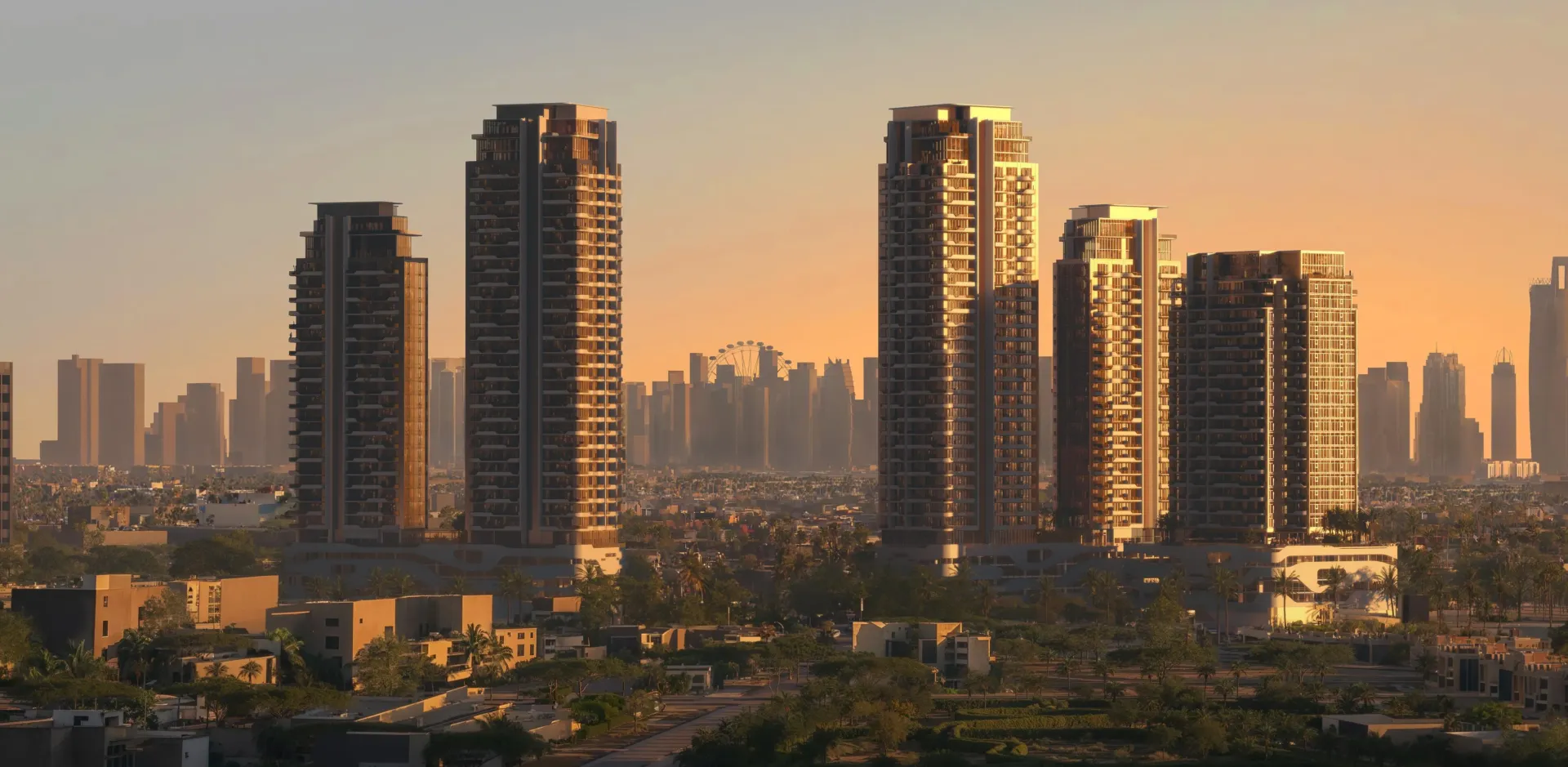 The Orchard Place Towers D & E в районе JVC (Джумейра Вилладж Серкл) — фото 1