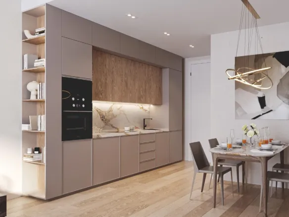 The Orchard Place Towers D & E — кухня-столовая