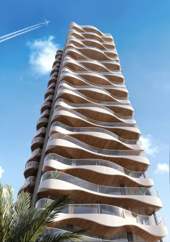 The Pier Residences — фасад здания