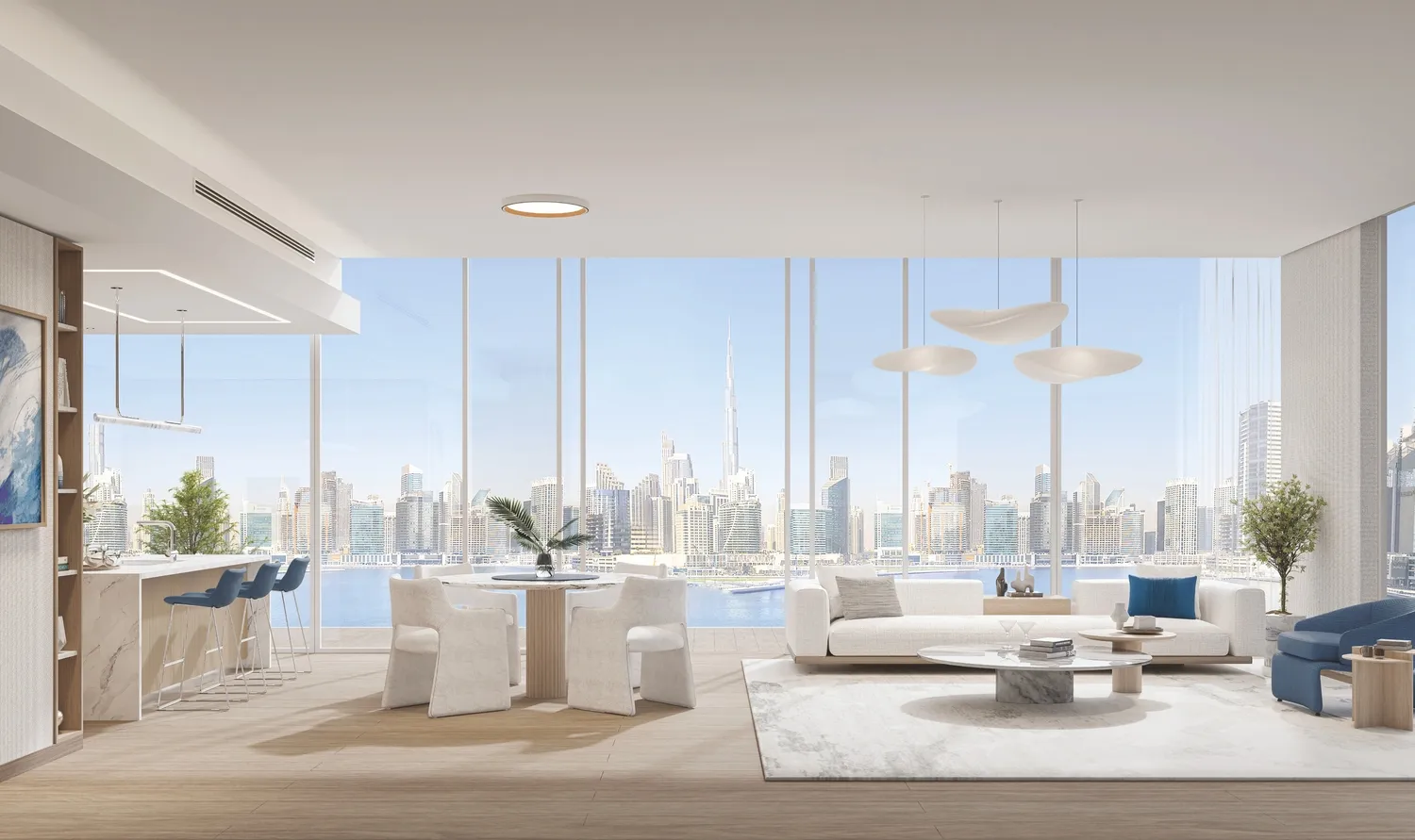 The Quayside — интерьер гостиной
