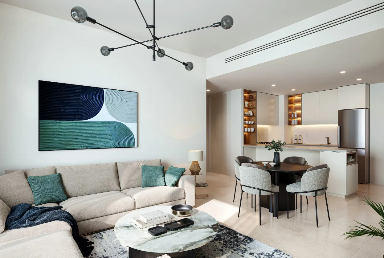 The Regent Residences — интерьер гостиной