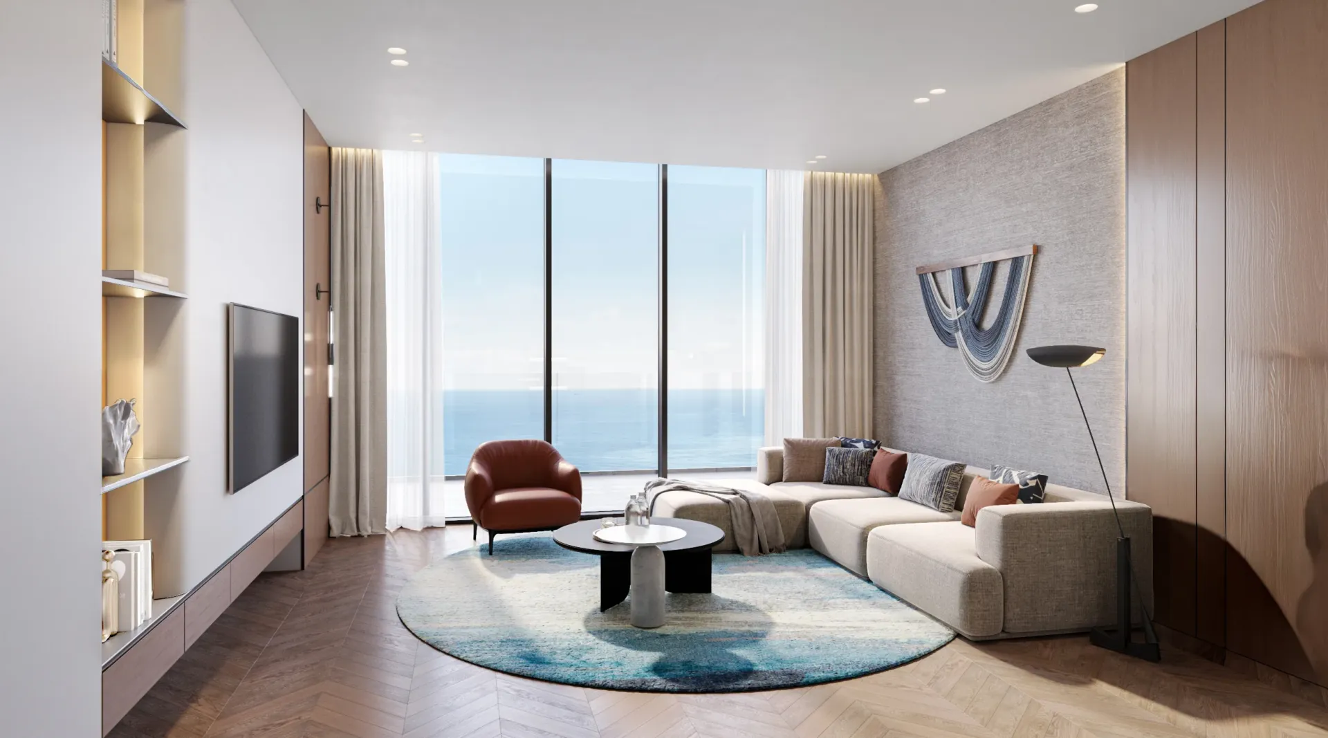The Residences at Sheraton Al Marjan Island Resort Phase 1 & 2 — интерьер гостиной