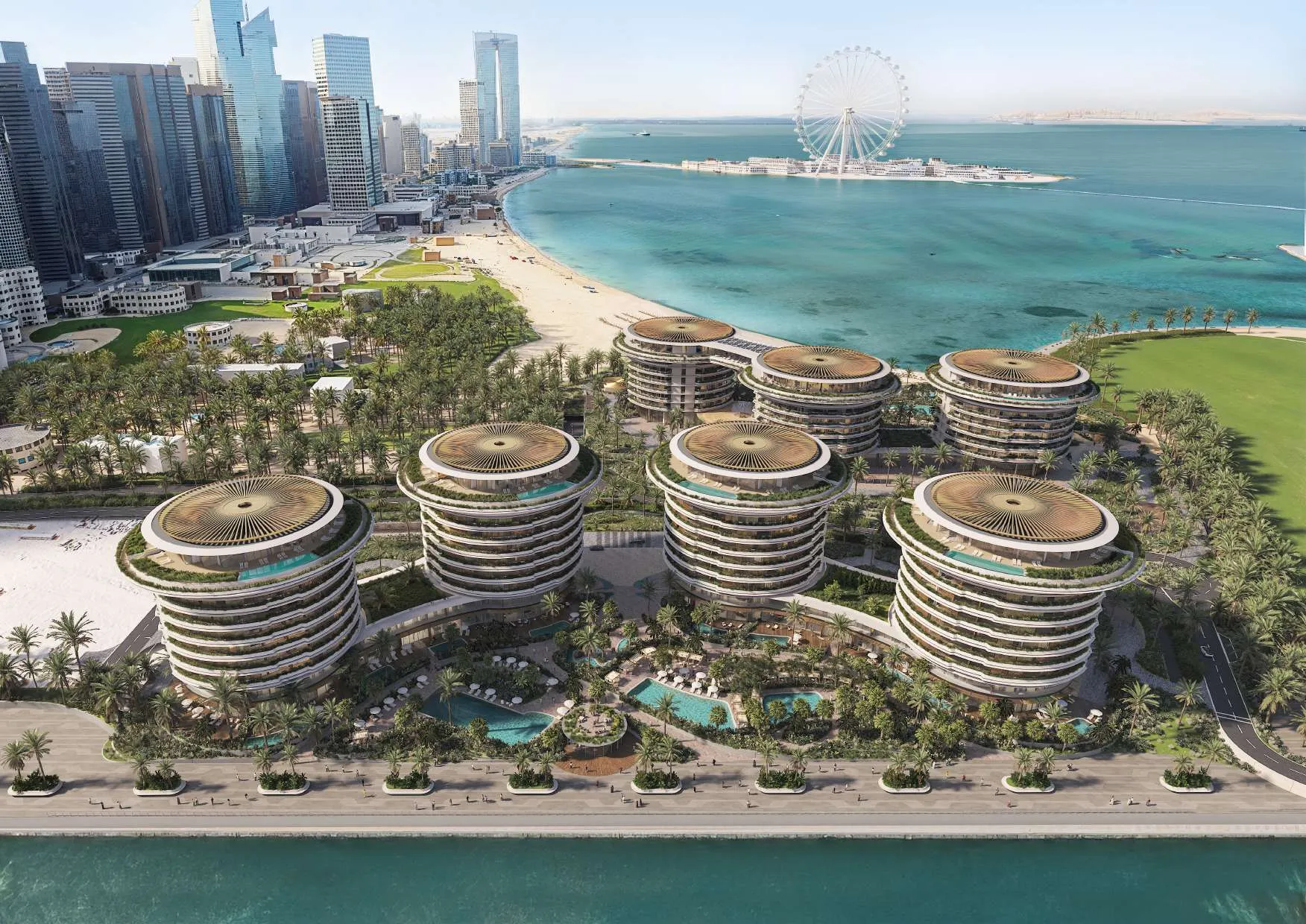 The Residences at The Dubai Beach EDITION в районе Джумейра Бич Резиденс (JBR) — фото 1