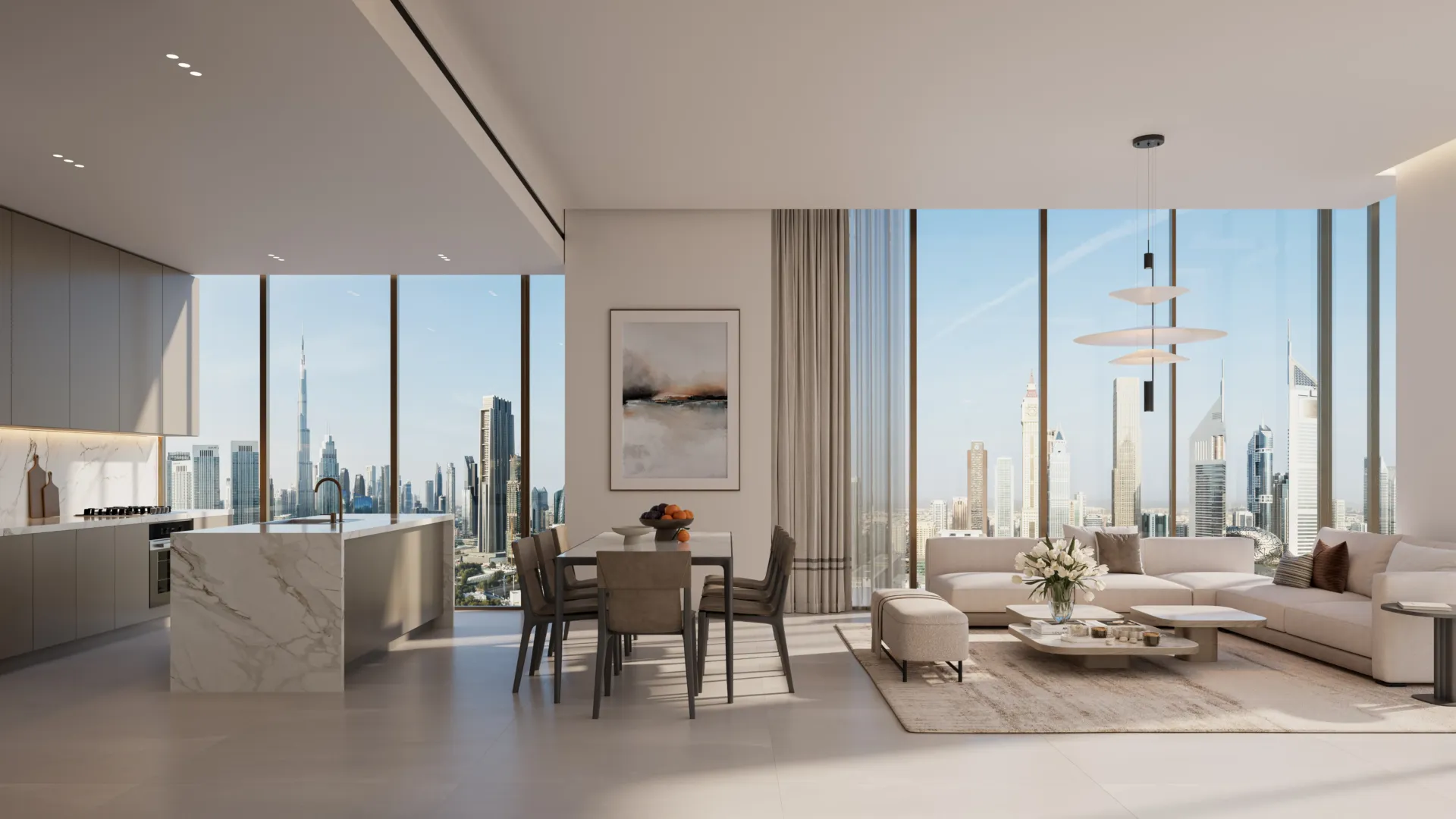 The Residences DIFC Zabeel District — интерьер гостиной