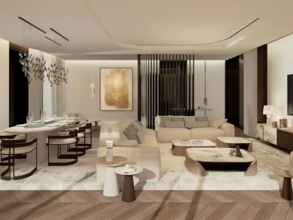 The Ritz-Carlton Residences — интерьер гостиной