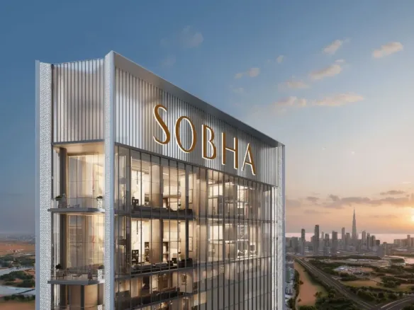The S at Sobha Hartland II — фасад здания