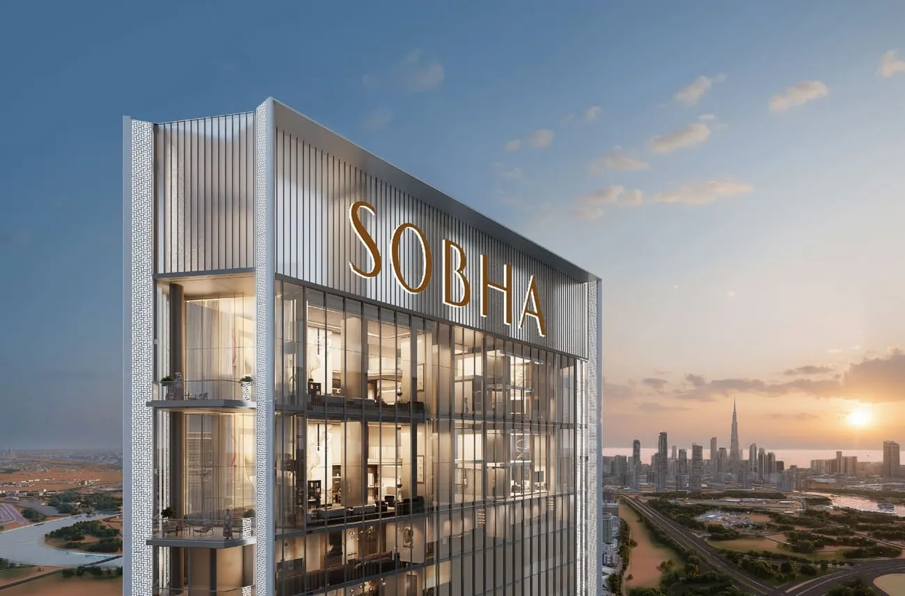 The S at Sobha Hartland II — фасад здания