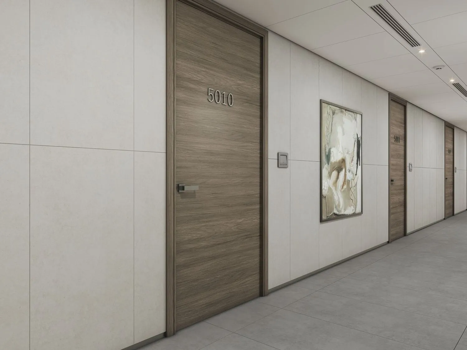 The Serene at Sobha Central — коридор