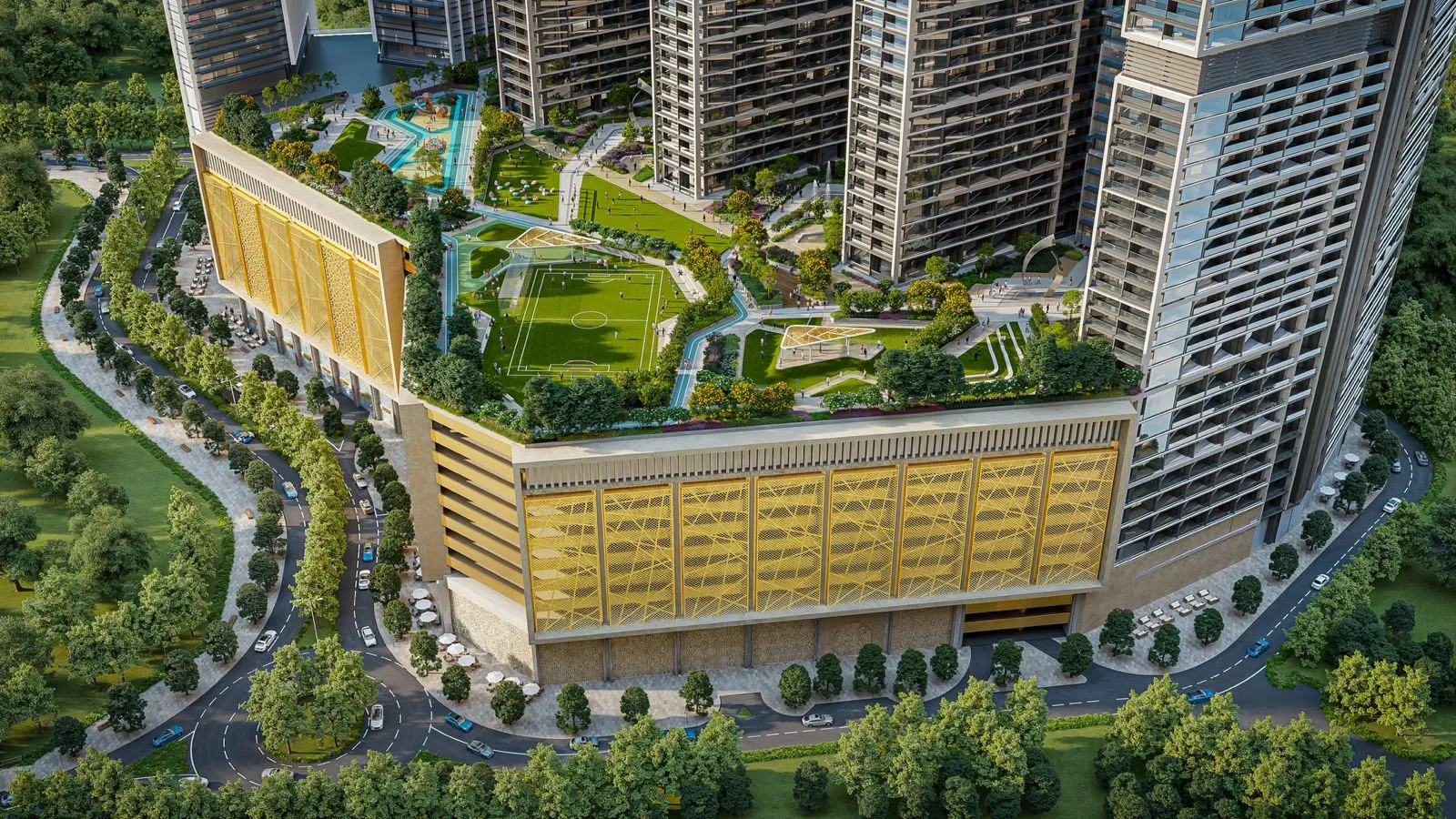 The Serene at Sobha Central — вид на комплекс, фото 3