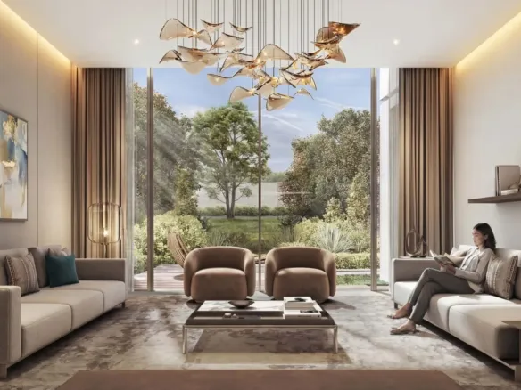 The Terraces at Sobha City — интерьер гостиной