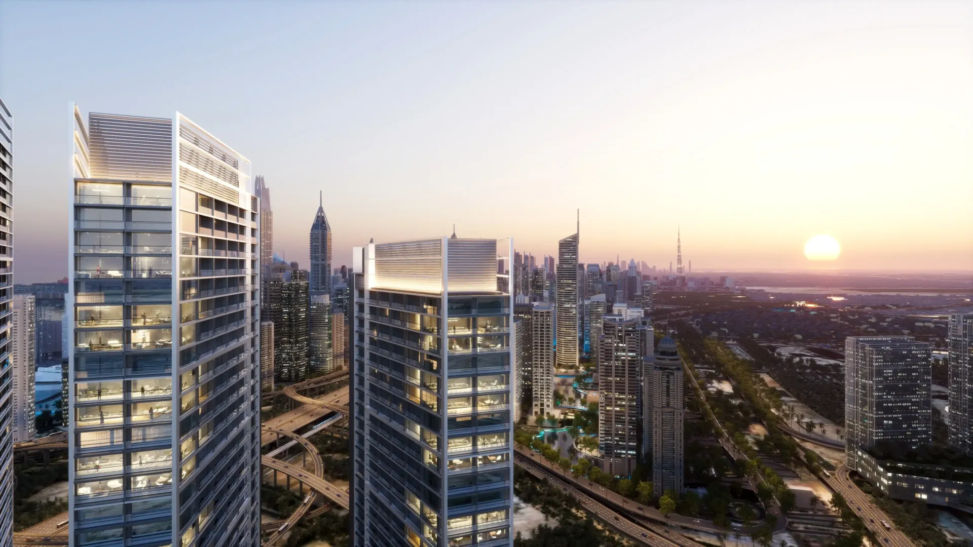 The Tranquil at Sobha Central — вид на комплекс