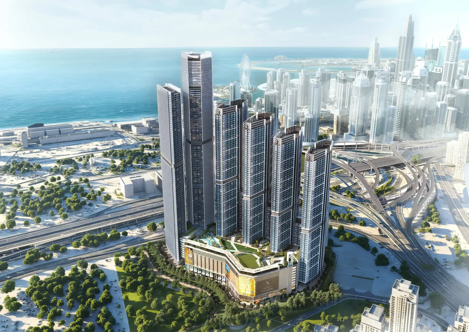 The Tranquil at Sobha Central — вид на комплекс, фото 3